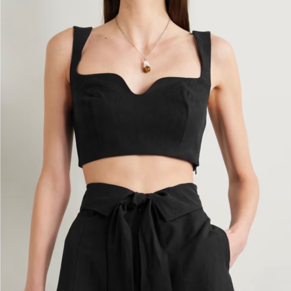 Mara Hoffman Juni Top Black